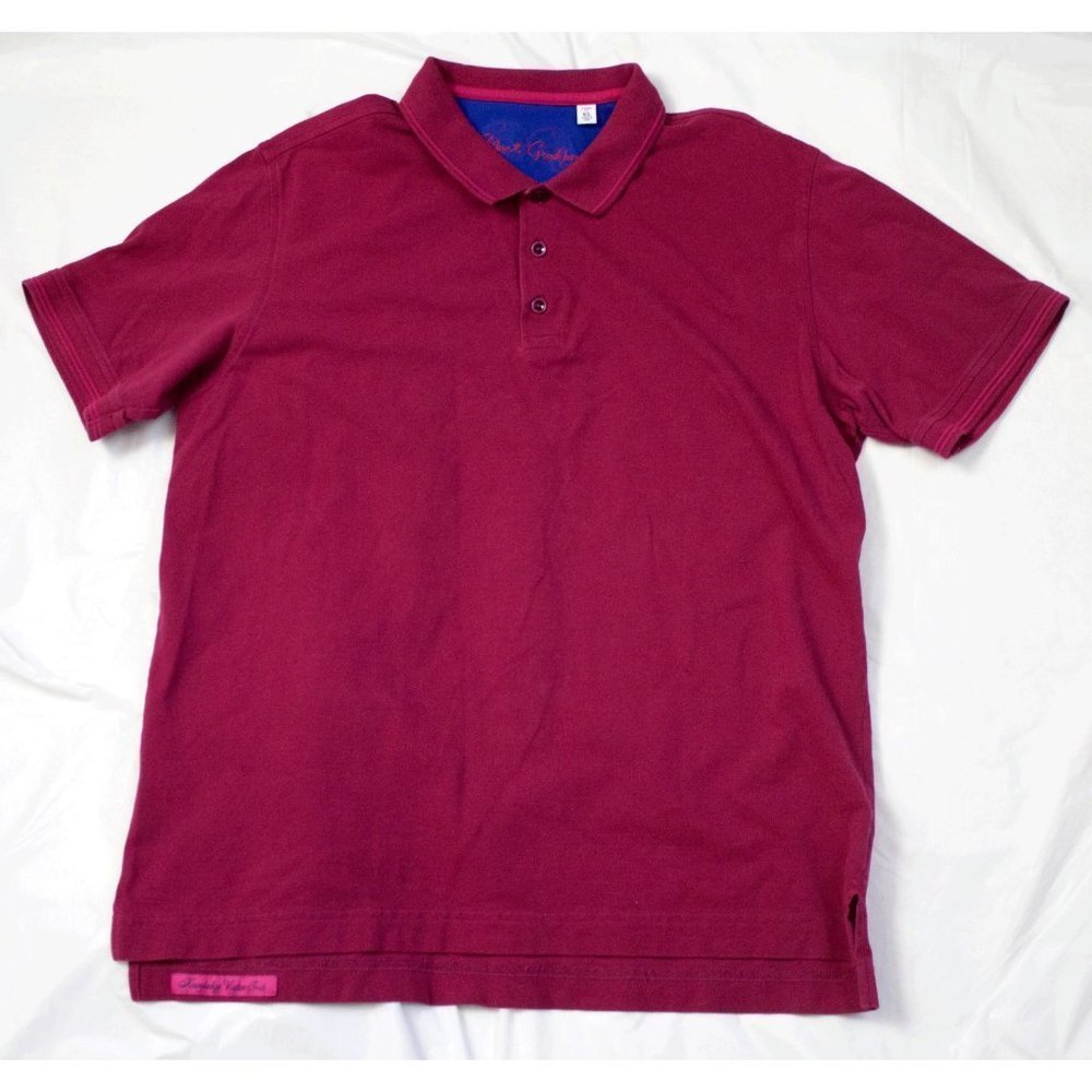 Robert‎ Graham Mens Short Sleeve Polo Shirt Size XL